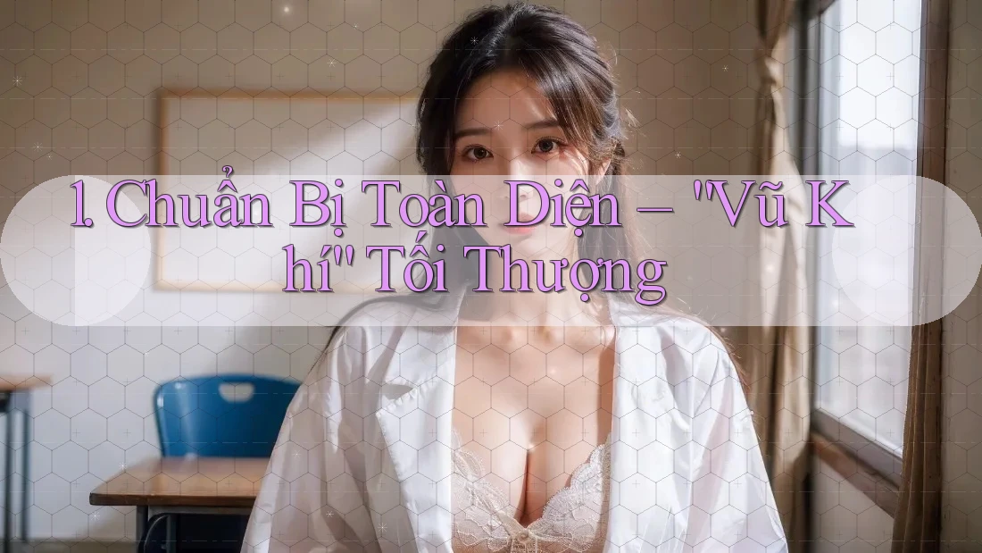 1. Chuẩn Bị Toàn Diện – “Vũ Khí” Tối Thượng 1. Chuẩn Bị Toàn Diện – “Vũ Khí” Tối Thượng