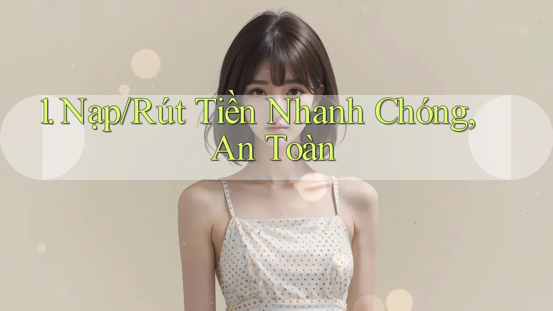 1. Nạp/Rút Tiền Nhanh Chóng, An Toàn
