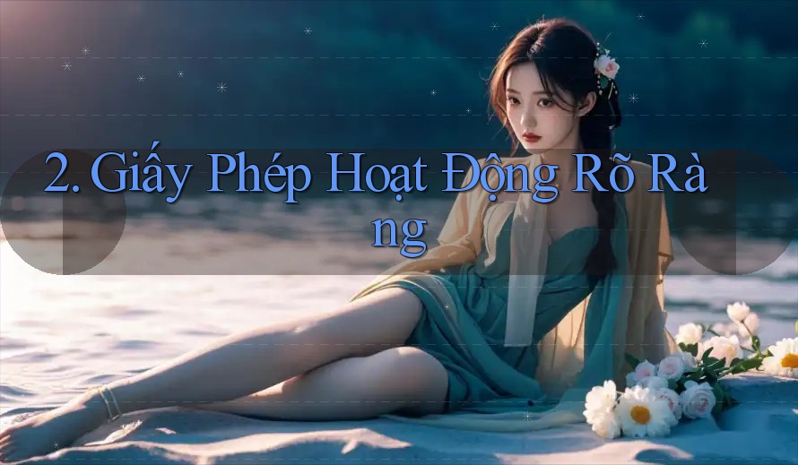 2. Giấy Phép Hoạt Động Rõ Ràng