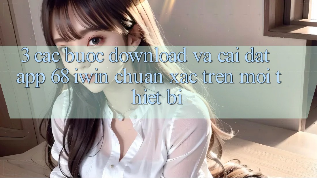 3. Các bước download và cài đặt App 68 iwin chuẩn xác trên mọi thiết bị