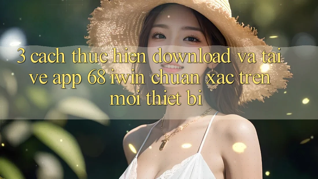 3. Cách thực hiện download và tải về App 68 iwin chuẩn xác trên mọi thiết bị