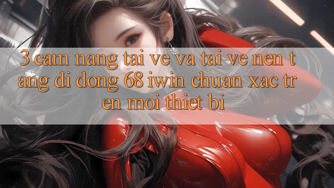 3. Cẩm nang tải về và tải về Nền tảng di động 68 iwin chuẩn xác trên mọi thiết bị
