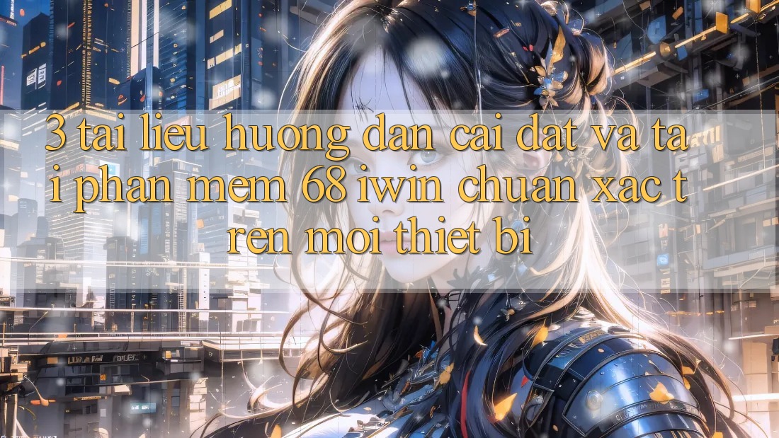 3. Tài liệu hướng dẫn cài đặt và tải Phần mềm 68 iwin chuẩn xác trên mọi thiết bị
