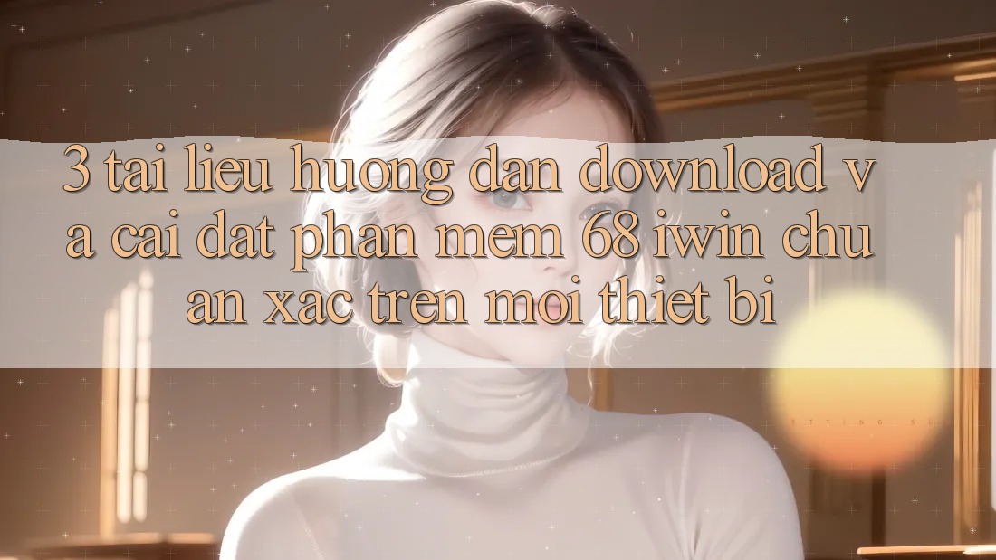 3. Tài liệu hướng dẫn download và cài đặt Phần mềm 68 iwin chuẩn xác trên mọi thiết bị