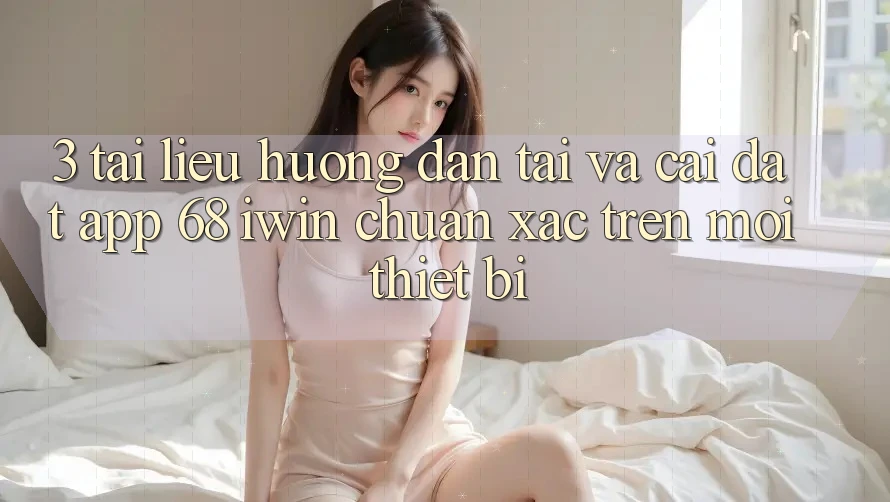 3. Tài liệu hướng dẫn tải và cài đặt App 68 iwin chuẩn xác trên mọi thiết bị