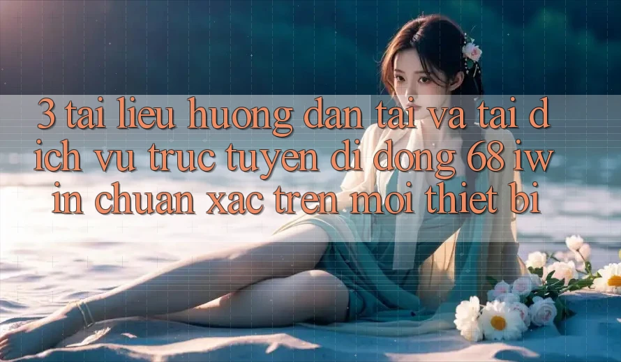 3. Tài liệu hướng dẫn tải và tải Dịch vụ trực tuyến di động 68 iwin chuẩn xác trên mọi thiết bị 3. Tài liệu hướng dẫn tải và tải Dịch vụ trực tuyến di động 68 iwin chuẩn xác trên mọi thiết bị