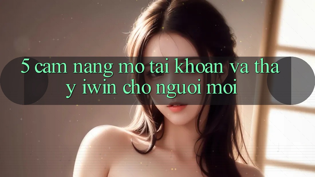 5. Cẩm nang Mở tài khoản Và Thấy iwin Cho Người Mới