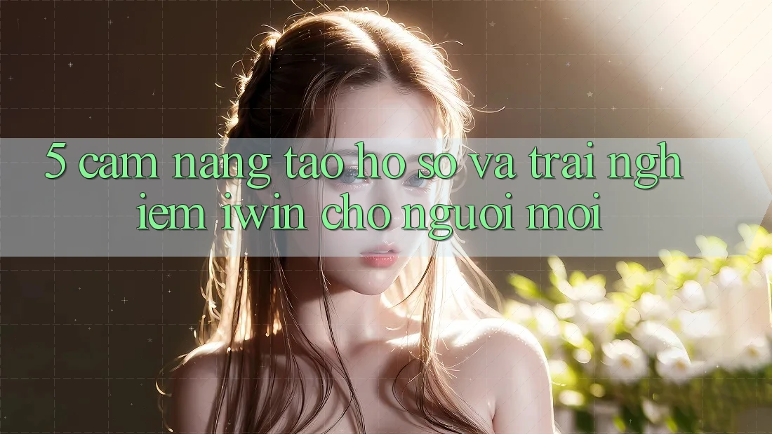 5. Cẩm nang Tạo hồ sơ Và Trải nghiệm iwin Cho Người Mới 5. Cẩm nang Tạo hồ sơ Và Trải nghiệm iwin Cho Người Mới