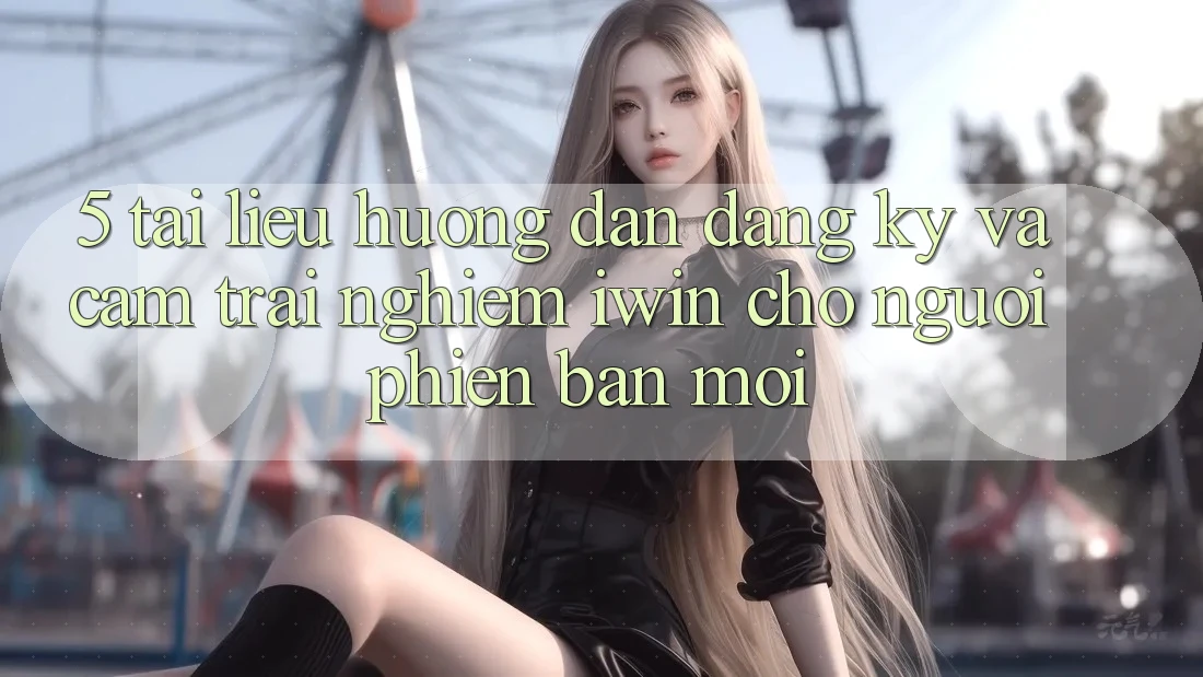 5. Tài liệu hướng dẫn Đăng Ký Và Cảm trải nghiệm iwin Cho Người Phiên bản mới