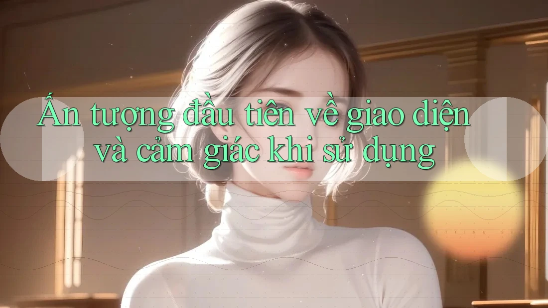 Ấn tượng đầu tiên về giao diện và cảm giác khi sử dụng