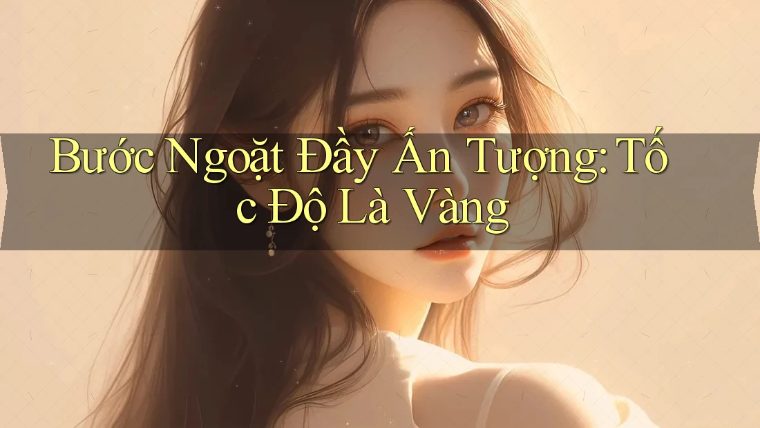 Bước Ngoặt Đầy Ấn Tượng: Tốc Độ Là Vàng