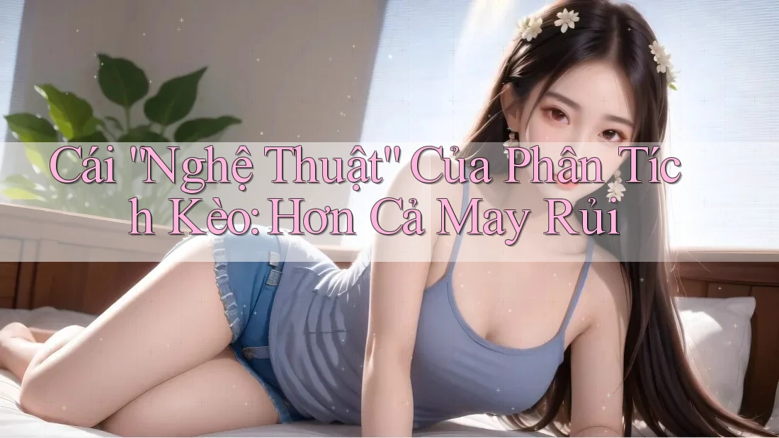 Cái “Nghệ Thuật” Của Phân Tích Kèo: Hơn Cả May Rủi