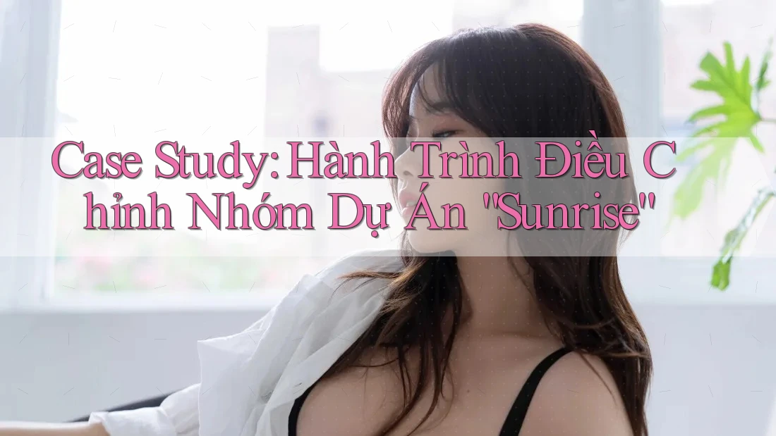 Case Study: Hành Trình Điều Chỉnh Nhóm Dự Án “Sunrise”