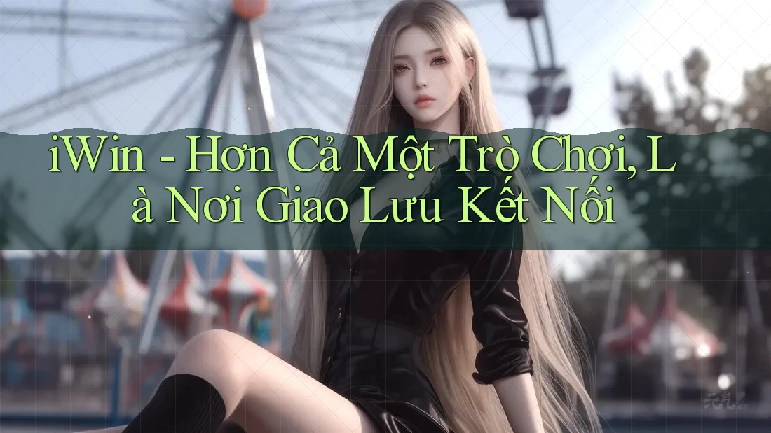 iWin - Hơn Cả Một Trò Chơi, Là Nơi Giao Lưu Kết Nối