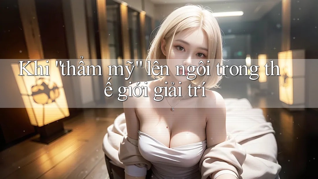 Khi “thẩm mỹ” lên ngôi trong thế giới giải trí
