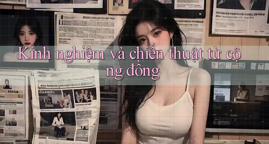 Kinh nghiệm và chiến thuật từ cộng đồng Kinh nghiệm và chiến thuật từ cộng đồng