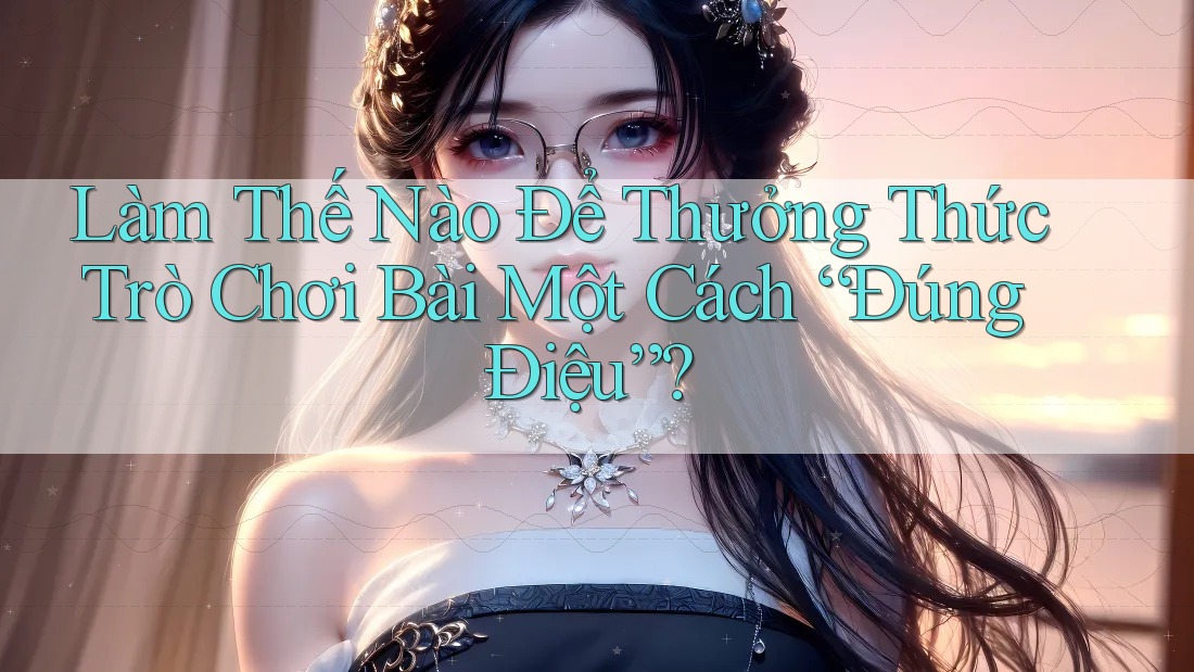 Làm Thế Nào Để Thưởng Thức Trò Chơi Bài Một Cách “Đúng Điệu”?