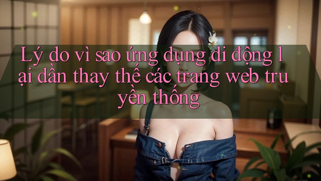 Lý do vì sao ứng dụng di động lại dần thay thế các trang web truyền thống