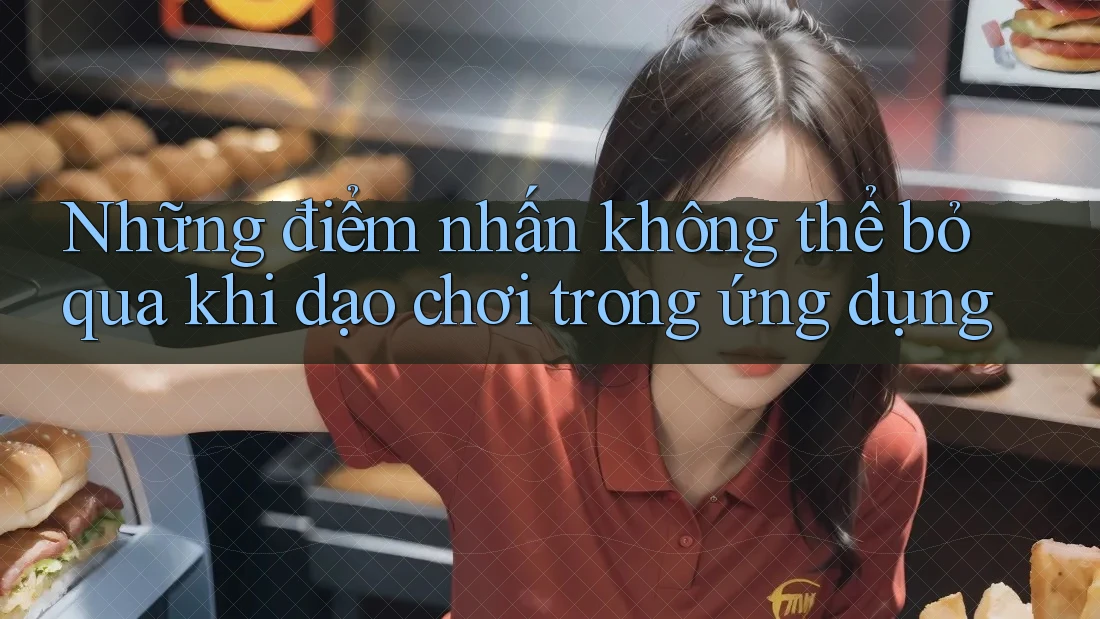 Những điểm nhấn không thể bỏ qua khi dạo chơi trong ứng dụng
