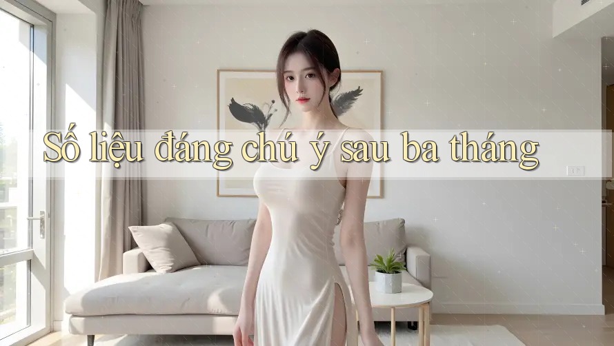 Số liệu đáng chú ý sau ba tháng