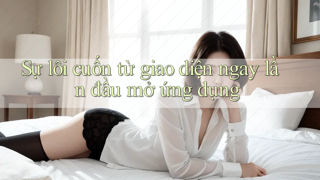 Sự lôi cuốn từ giao diện ngay lần đầu mở ứng dụng