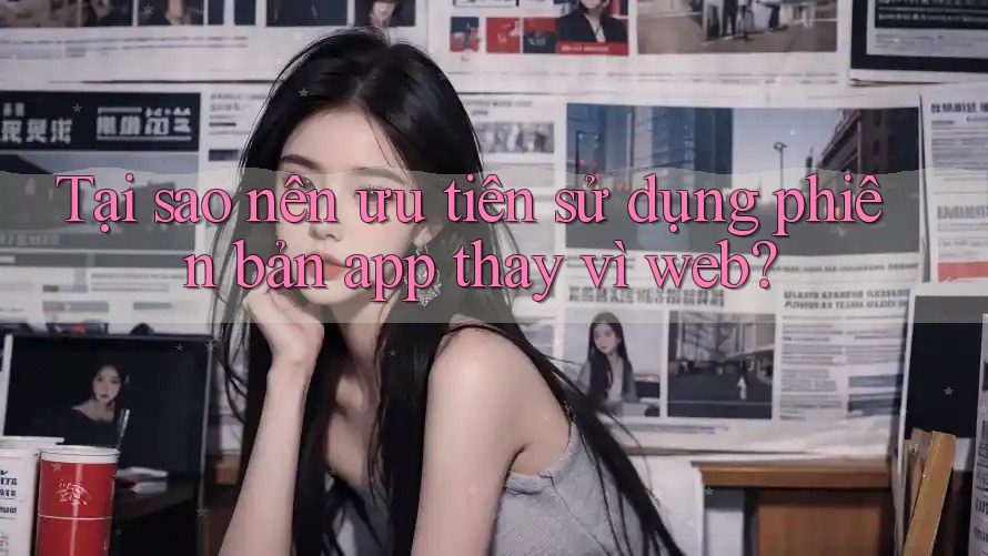 Tại sao nên ưu tiên sử dụng phiên bản app thay vì web? Tại sao nên ưu tiên sử dụng phiên bản app thay vì web?