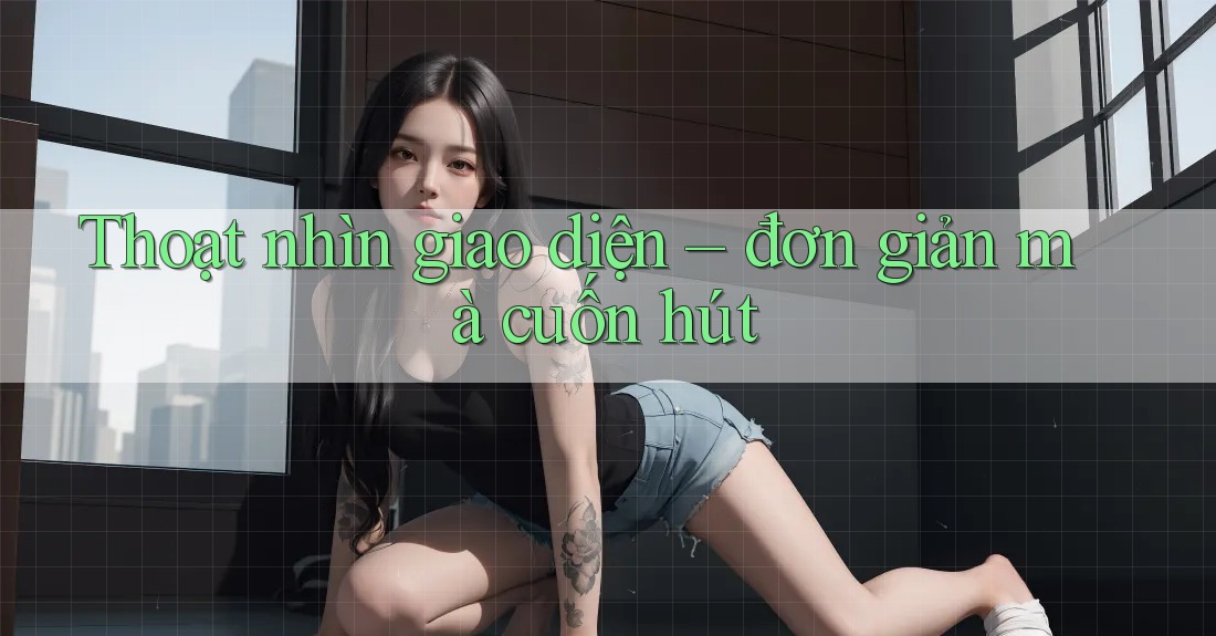 Thoạt nhìn giao diện – đơn giản mà cuốn hút