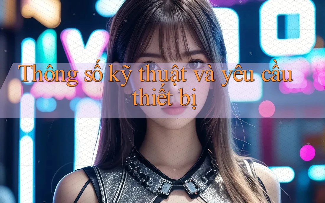 Thông số kỹ thuật và yêu cầu thiết bị