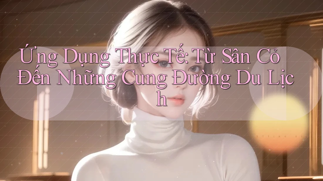Ứng Dụng Thực Tế: Từ Sân Cỏ Đến Những Cung Đường Du Lịch Ứng Dụng Thực Tế: Từ Sân Cỏ Đến Những Cung Đường Du Lịch