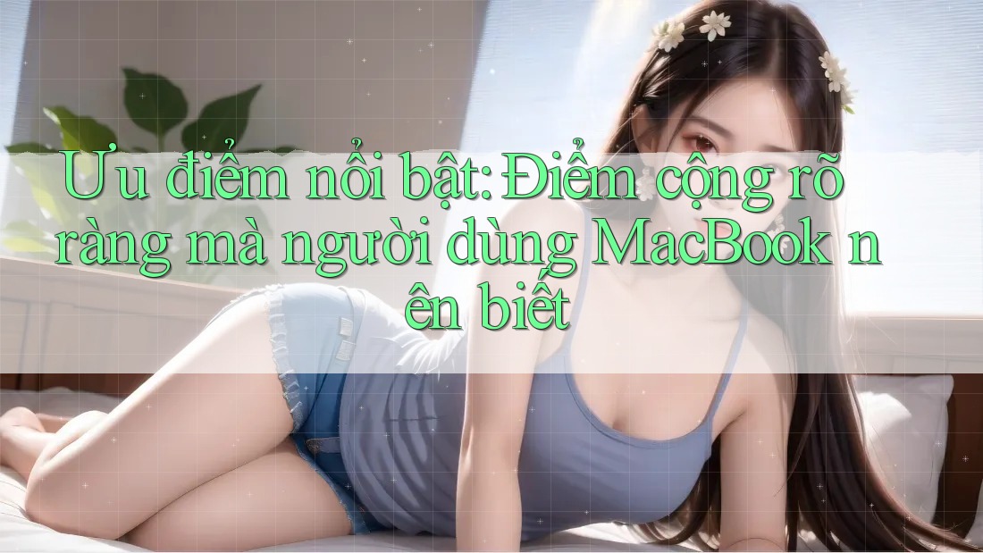 Ưu điểm nổi bật: Điểm cộng rõ ràng mà người dùng MacBook nên biết