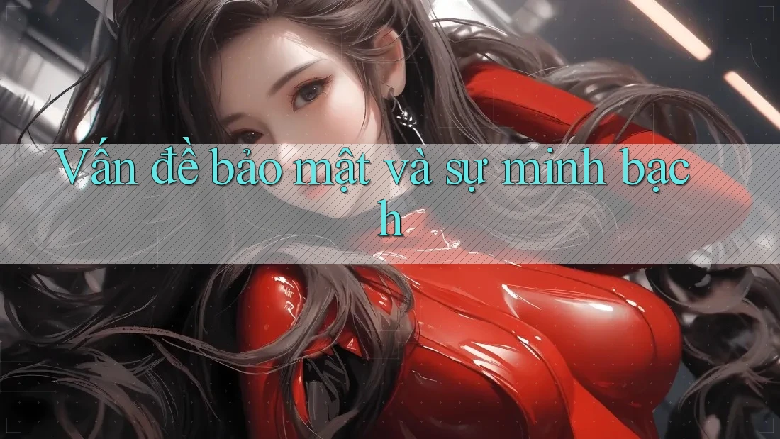 Vấn đề bảo mật và sự minh bạch Vấn đề bảo mật và sự minh bạch