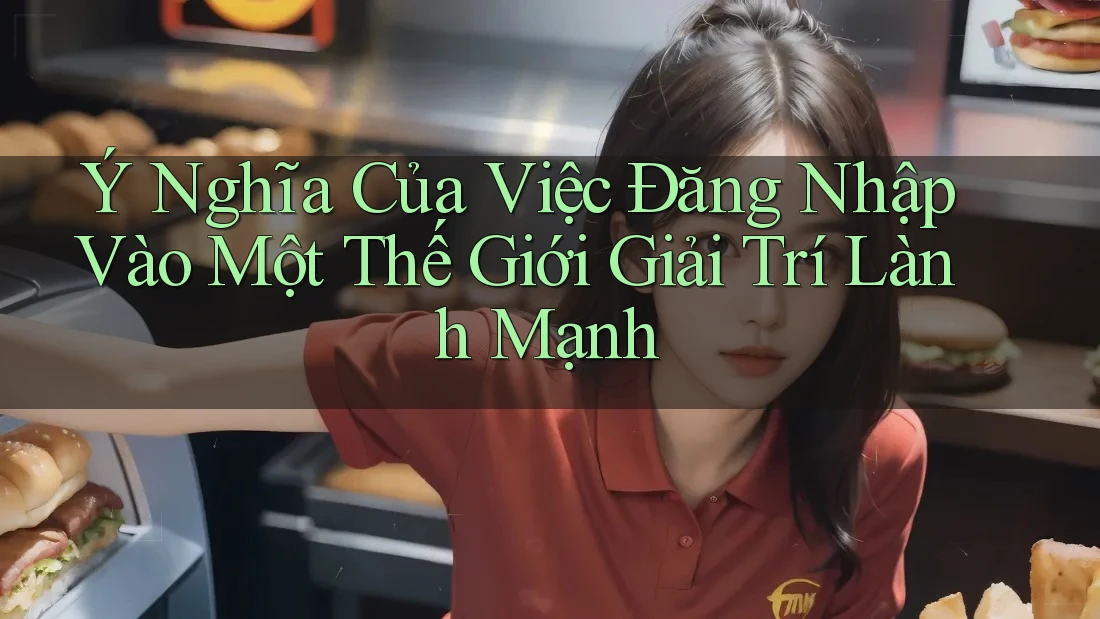 Ý Nghĩa Của Việc Đăng Nhập Vào Một Thế Giới Giải Trí Lành Mạnh